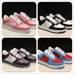 Casual schoenen voor heren Skateboard Tide Sneakers Trendy Womens Camouflage stick rood roze grijs zwart witte loopschoenen