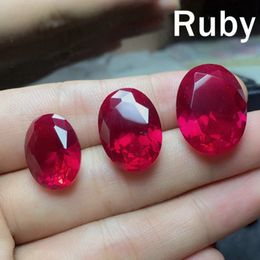 AAAA Large Natural Ruby 13x18mm Srilanka Garnet Oval Cut Vvs Losse edelsteen sieraden 231221