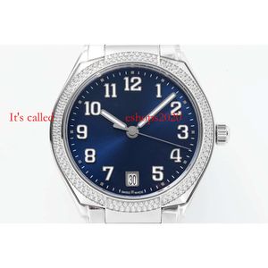 AAAA Pp7300 36mm montres pour hommes montre mécanique automatique dos Transparent cadran bleu sport Pake PP730070 montres de luxe