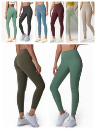 Pantalon de Yoga classique pour femmes, avec poches, Leggings, Mini poches, taille haute, contrôle du ventre, entraînement Non transparent