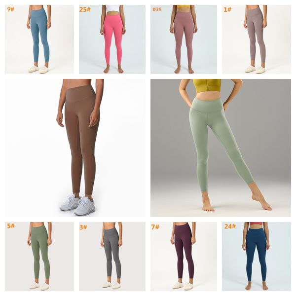 Pantalons de Yoga doux au beurre pour femmes, Leggings Capri taille haute pour contrôle du ventre, entraînement, course à pied, 25 pouces, offre spéciale