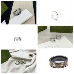 Nieuwe Mode Ringen Jurk Accessoires Mode Bands Ring voor Mannen Vrouwen Unisex Ghost Designer Ringen Verjaardagscadeaus voor Vrouwen Sieraden HK Maat met DOOS