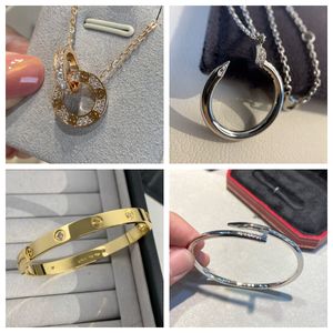 Nieuwe mode top hot-selling designer gouden armbanden vergulde armband met zirconia stenen sieraden liefde kettingen voor vriendschap vrouwen tienermeisjes