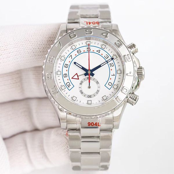 aaaaa montre hommes automatique machines montres 116689 relojes étanche miroir saphir 44mm bague extérieure rotative montres en acier inoxydable montre de chronométrage montre