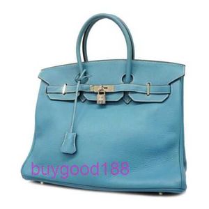Aabirdkin Disdicate Luxury Designer Totes Sac 35 Taurillon Clemence Handbag Blue Jean Square 2004 Sac à main du sac à main pour femmes