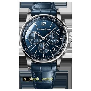 AAIP Watch Luxury Designer Box Certificate Code 1159 Serie 18K Platinum Automatisch mechanisch horloge voor mannen 26393BC