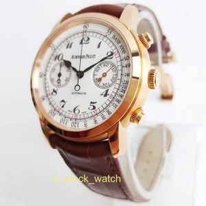 AAIP Watch Luxury Designer Mens Watch Jules -serie Chronograph Automatic Mechanical Watch Male echt 26100or