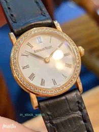 AAIP Watch Luxury Designer verkocht een 1000 voor een klassieke 18K Rose Gold Original Diamond Inlaid Manual Dames Watch Geprijsd op ongeveer 159 5