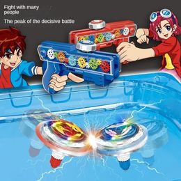 Aanime Beyblade toupie en métal lumineux hauts jouet pour enfants enfants pistolet jeux de fête roman garçons fille interactif Cool Aa 240307