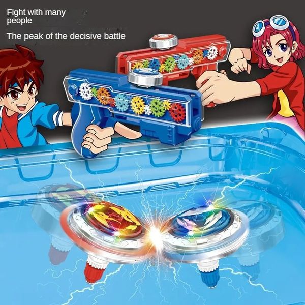 Aanime Beyblade toupie en métal lumineux hauts jouet pour enfants enfants pistolet jeux de fête roman garçons fille interactif Cool Aa 240304