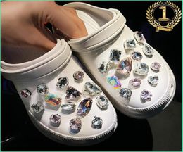 AB Fancy Diamond Charms Designer Bling Rhinestone Shoe Decoration Charm voor Jibs S Kids Boys Women Girls Gifts3483928