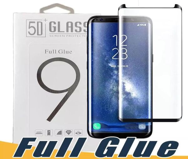 AB Full Glue Adhesive écran Protecteur Temperred Verre Case Friendly 3D Curvé pour Samsung S22 S21 S20 Ultra S10 S8 S9 Plus Note 207954794