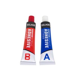 AB GLUE ACIER ALIME ALLIME ALLIAGE ALLIAGE PLASTIQUE BOIS Céramique Céramique Strong Scellant Adhésive structurelle acrylique 628778