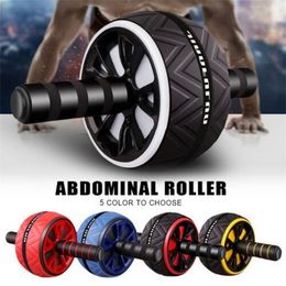 Grande roue Abdominal Muscle Trainer pour Fitness Abs Core Workout Muscles abdominaux Formation Home Gym Fitness Equipment T200506