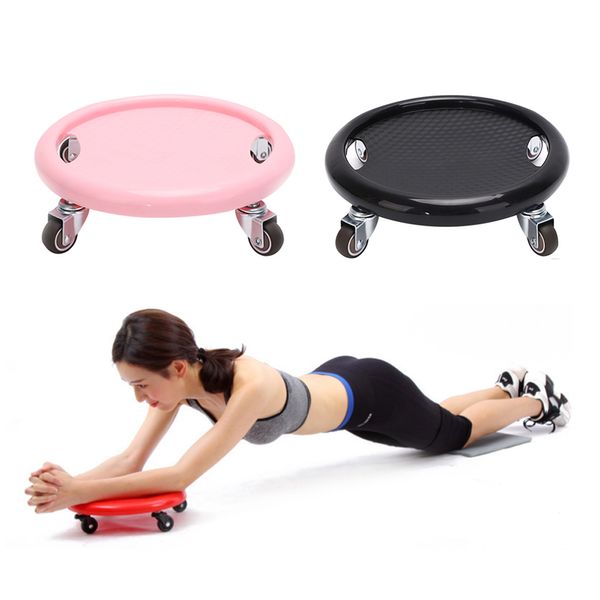 Ab Rollers 4 Roues Plaque Coulissante Femmes Hommes Exercice Musculaire Abdominal Multi-Fonction Système D'exercice Du Corps Roller Gym Fitness Muet Roue 230617
