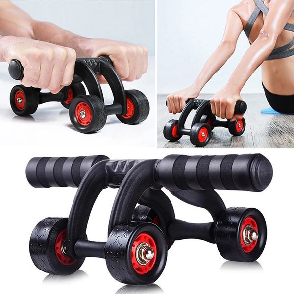 Ab Rollers Abs Roller Wheel avec tapis pour équipement muet Abdominale Stimu Muscle Trainer Fitness Home Appareil De Sport 231202