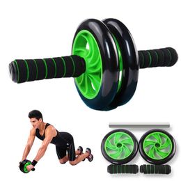 Ab Rollers Fitness Roller Abs Wheel Roller Sit-ups Ab Workout Abdominal Muscle Trainer Device Portable Home Belly Fitness Sports Equipment HKD230718