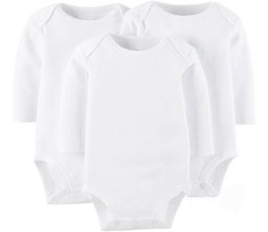 AbaoDo – barboteuse à manches longues pour bébé, 100 coton, blanc pur, body pour nouveau-né, vêtements de haute qualité, nouvelle collection 6994480