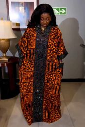 Abayas para mujeres Dubai Luxury African Muslim Fashion Dress Caftan Wedding Party Dresses Boubou Rata African Clothing 240506