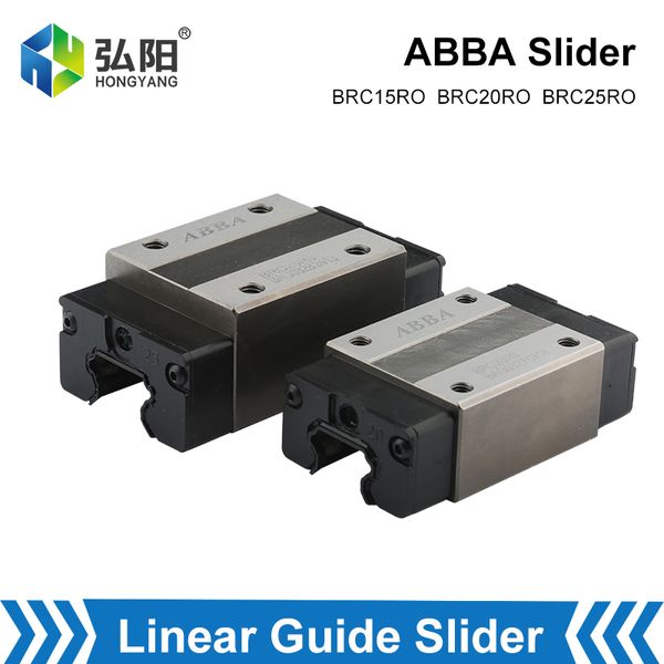 ABBA Slider Guide linéaire portant BRC15RO BRC20RO BRC25RO CNC MINDING MACHING SULLIGHT LINEAR SILLER 3D PIÈCES