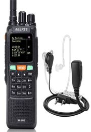 Abbree AR889G Walkie Talkie GPS 10watts Night Backlight Duplex Dual Band Double Receiving Ham CB RadiosheadSet4300665