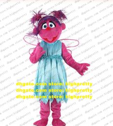 Abby Cadabby Sesame Street Abby Elmo Mascot Kostuum volwassen stripfiguur Thought huwelijken Sportbijeenkomst CX2044