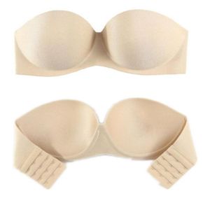 ABCD Cup Sexy Women Silicone Strapless Fly Bra Underwire acolchado Push Up Bralette Sujetadores invisibles para mujeres 039S Ropa interior Bre6797508494399