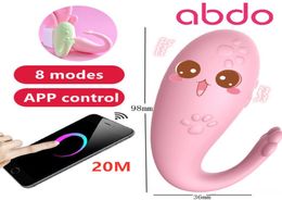 Abdo APP télécommande Silicone Monster Pub vibrateur Bluetooth sans fil Gspot Massage 8 fréquence jeu adulte jouets sexuels pour femmes L9871838