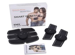 Abdominale spiertraining stimulatorapparaat Draadloze EMS Belt Gym Professinal Body Slankmassager Home Fitness Beauty Gear1500936