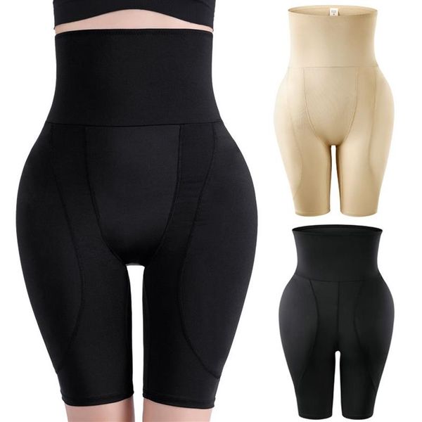 Pantalons abdominaux femmes Shapers taille haute fesses et hanches corsets avec coussinets d'insertion faux cul bout à bout pantalon post-partum corps Shapi272C