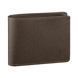 Aber Brand New Multiple Wallet Hommes Portefeuilles en cuir véritable pour hommes M60895 Portefeuilles populaires porte-cartes portefeuille Multiple Short Billfold304h