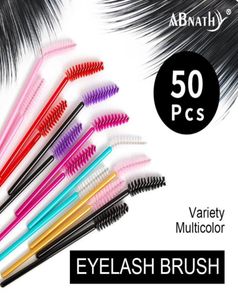 Abnathy Extension de Cils Brosse à Sourcils Jetable Mascara Baguette Applicateur Spoolers Cils Cosmétiques Ensemble de Pinceaux de maquillage outils3743697