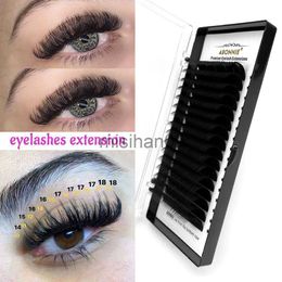 Abonnie 16rows / plateau Extensions de cils individuels 8-18 mm fournit des cils faux cils cilios j230717