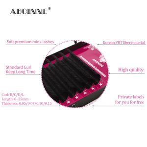 Abonnie Fluffy Classic Lashes Extensions Premium Individues Coels Extensions Volume Cilios All Szie