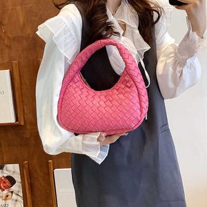 Abottegas Sac fourre-tout BVneta Jodie Mini Teen Intrecciato Designer Été Un sac à bandoulière Sac pour femme Tissage de groupe Sac sous les bras