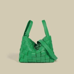 Abottegas Vneta Jodie Mini Teen Intrecciato Designer Tote Design Handgemaakte geweven tas Simple Commuter Oblique Cross Water Bucket Bag Female