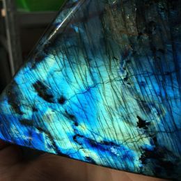 Environ 1000g-700g naturel labradorite quartz flash pierre cristal minéral guérison247Z