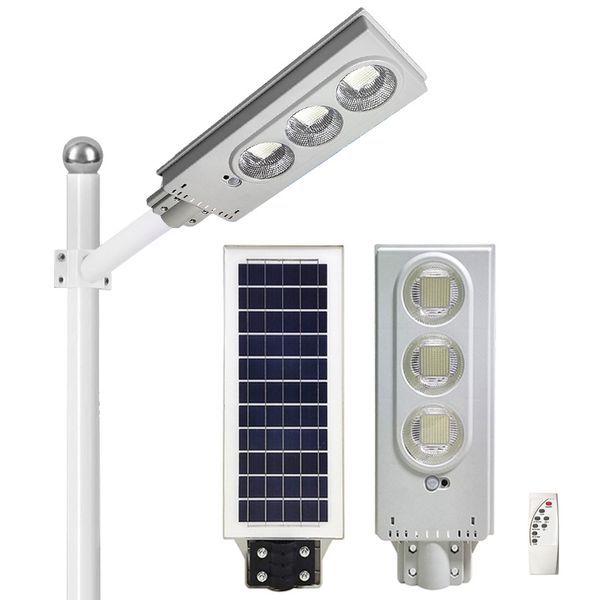 ABS todo en un LED Solar Street Light 30W 60W 90W 120W Control remoto Motaje LED IP65 IP65 Seguridad solar Luz