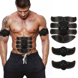 Stimulateur d'abdominaux et de bras Appareil d'entraînement musculaire abdominal pour l'entraînement de fitness Massage des bras et des jambes avec chargement USB Cab2572