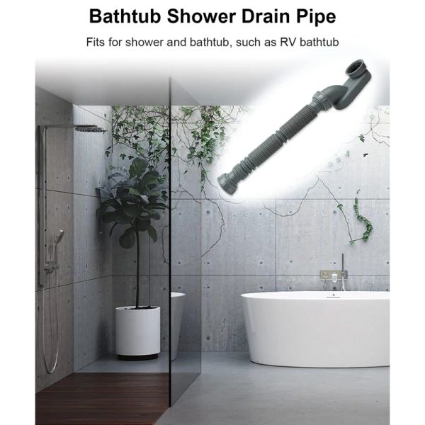 Baignoire de baignoire abdure de douche de douche plate Plette p trap de baignoire debout libre draine pour le drain de baignoire du bain