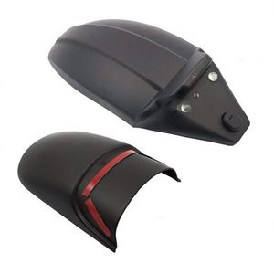 ABS Zwart Voor Achter Hugger Fender Extender Spatbord Voor Honda NC700 NC750 Series Motorcycle289w