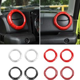 ABS Auto Airconditioning Tuyere Trim Decoratie Cover Voor Suzuki Jimny 2019 UP Auto-interieur Accessories244O