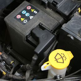 ABS Car Battery ANODE Electrode Négative Electrode Capt Protective Cover pour Jeep Compass MP 2017 - 2021 accessoires intérieurs