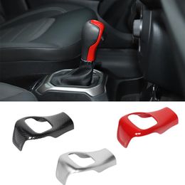 ABS Autoblok Kopkap T-handterknop Knop Shifter Decoratie-trim voor Jeep Renegade 2015 Auto Interior Accessories227H