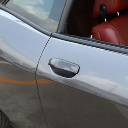 Couverture de décoration de poignée de porte de voiture ABS, pour Dodge Challenger 12, accessoires d'intérieur 317m