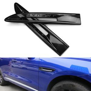 ABS Auto Front Canard Strips Trim Zwart Modificatie voor Jaguar F-Pace XE XFL XF