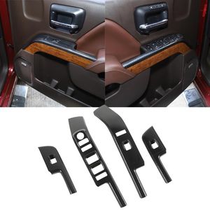 ABS Autoruit Schakelaar Bedieningspaneel Dcoration Trim Voor Chevrolet Silverado Koolstofvezel Interieur Accessories332L