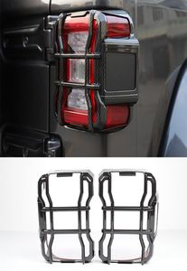 ABS Fibra trasera de fibra trasera de fibra trasera de la lámpara trasera de la luz del protector para Jeep Wrangler JL 2018 Fuente de luz LED6307360