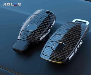 ABS Carbone Fibre Style Car clés de couverture de couverture de couverture FOB pour Mercedes A B C E S CLASSE W204 W205 W212 W213 W176 GLC CLA AMG W1771363861
