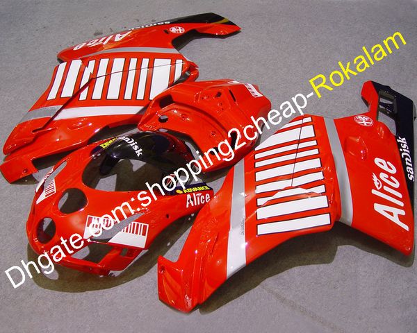 Carenado de ABS para Ducati 999 749 749R Ajuste de motocicleta 2003 2004 749s 999R 03 04 Juego completo de carenados de carrocería de motocicleta (moldeo por inyección)